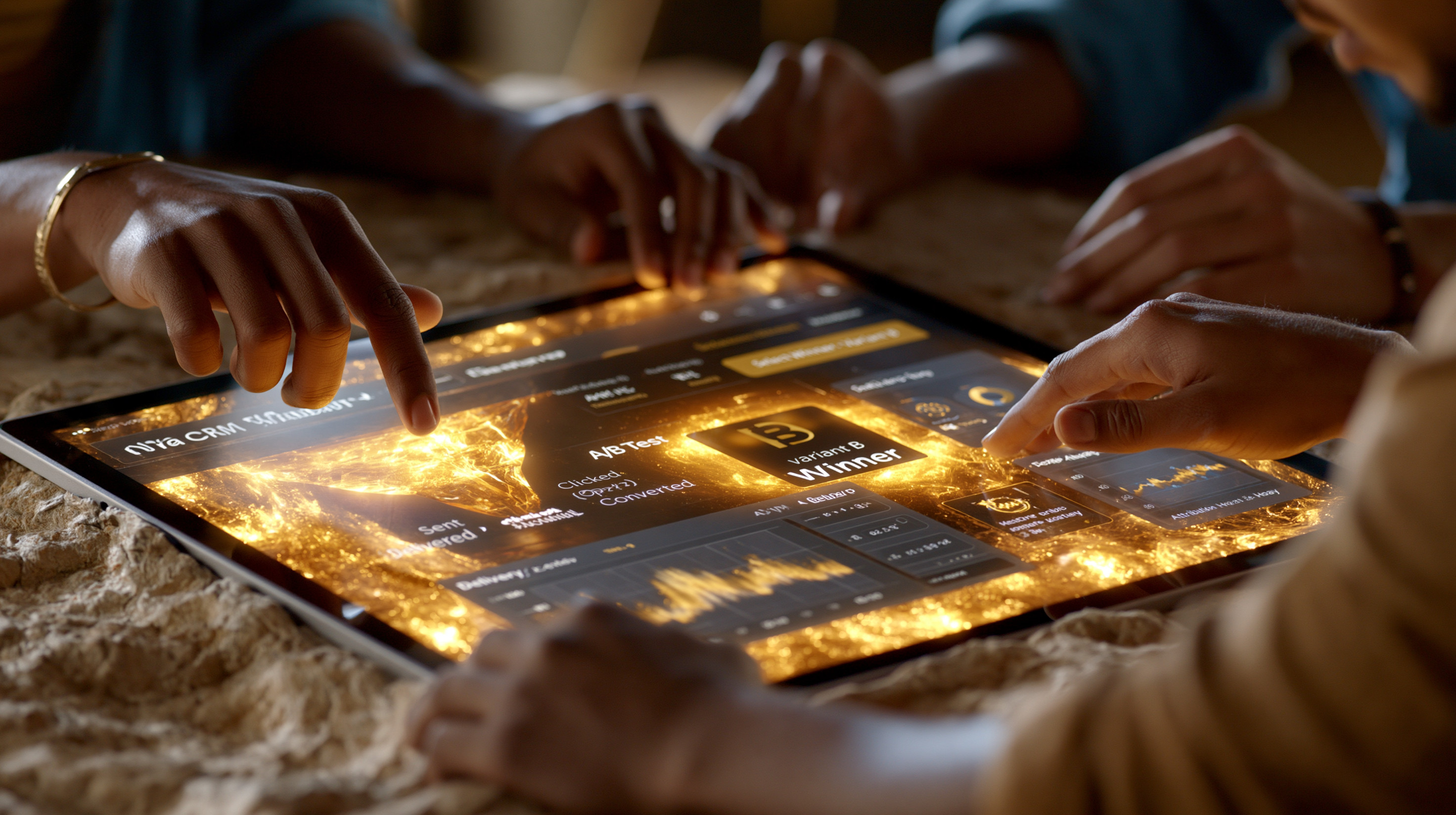 Campanhas + analytics